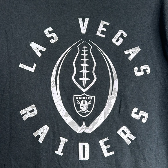NWT NFL Youth XL Black Las Vegas Raiders T Shirt - Picture 6 of 8